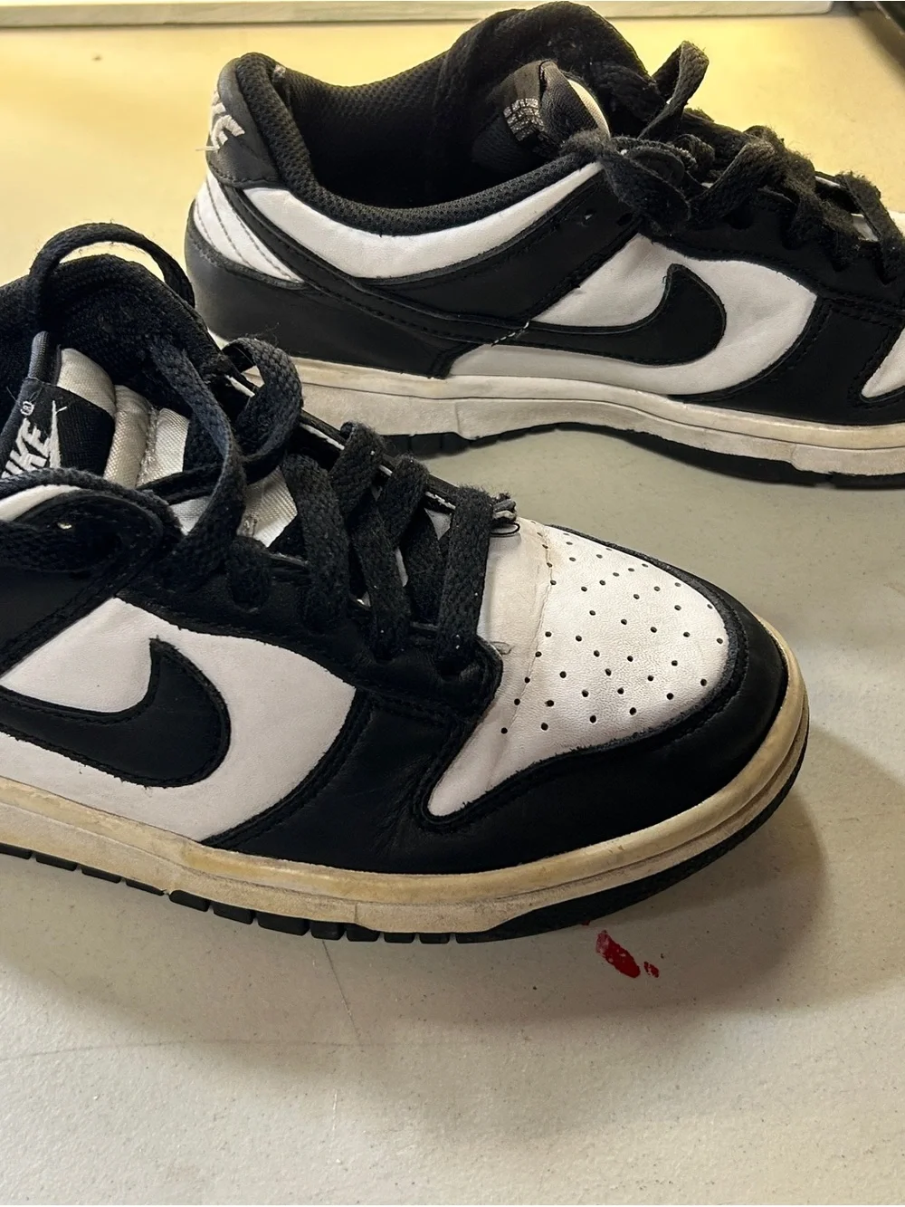 Nike Black and White Low-Top Sneakers